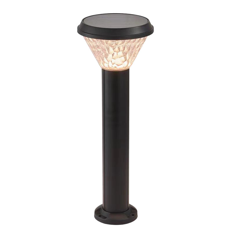Solar Column Head Lawn Light