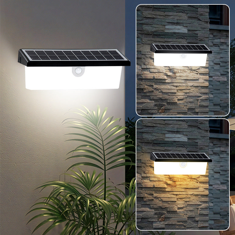 Solar Waterproof Human Body Induction Wall Lamp