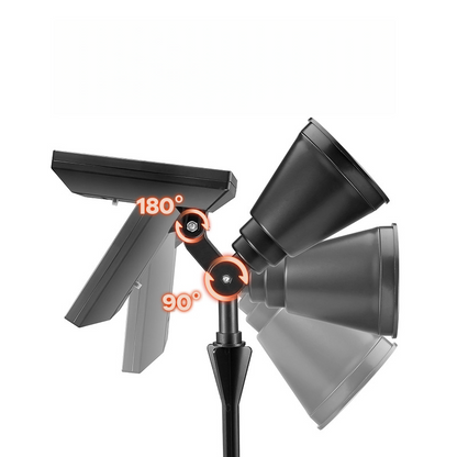 Solar Outdoor Garden Ground Plug Spotlight