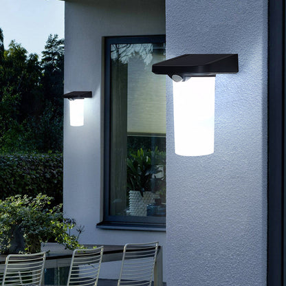 Solar Human Body Sensing Garden Wall Light