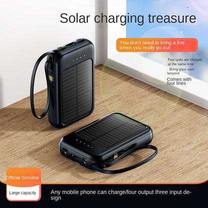 Solar outdoor emergency mobile power supply