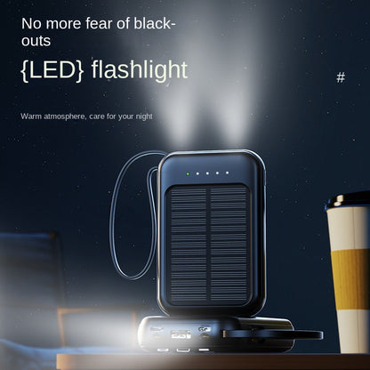 Solar outdoor emergency mobile power supply