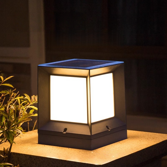 Solar Waterproof Square Pillar Lamp