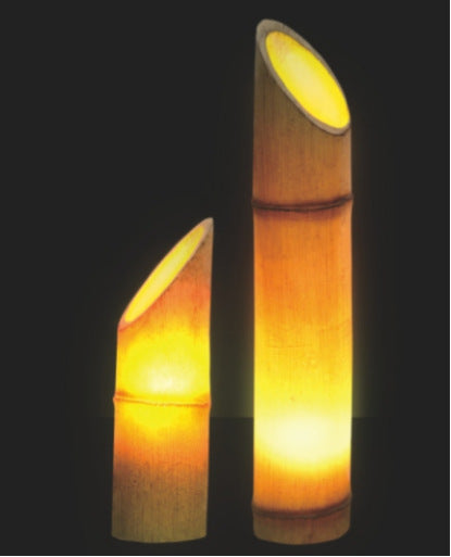 Outdoor rainproof luminous bamboo-style downlight