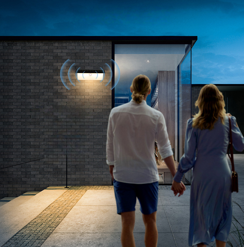Solar Waterproof Human Body Induction Wall Lamp