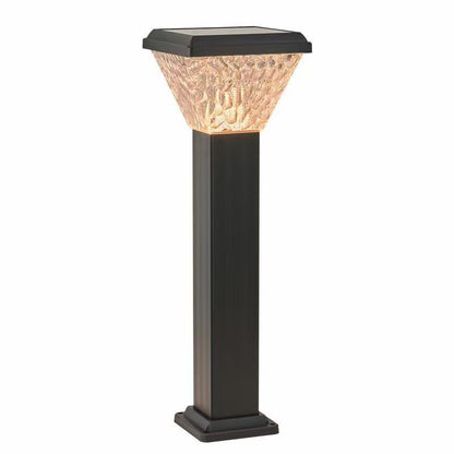 Solar Column Head Lawn Light