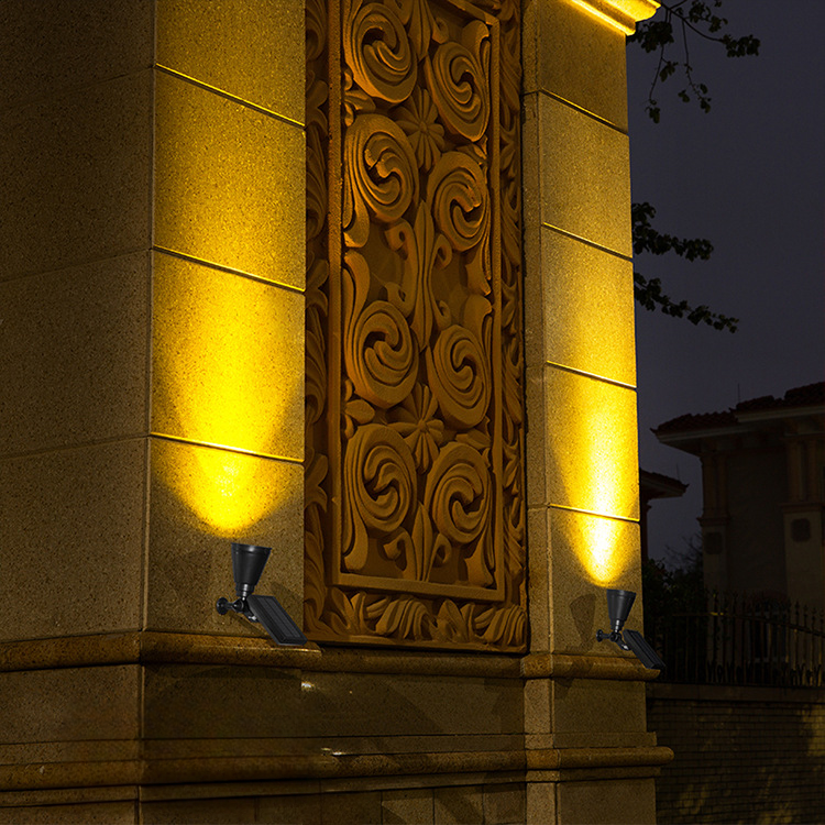 Solar Outdoor Garden Ground Plug Spotlight